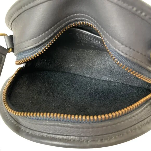 Coach Vintage Blue Leather Canteen Crossbody Bag USA 9982 Glove Tanned Classic - Picture 5 of 8